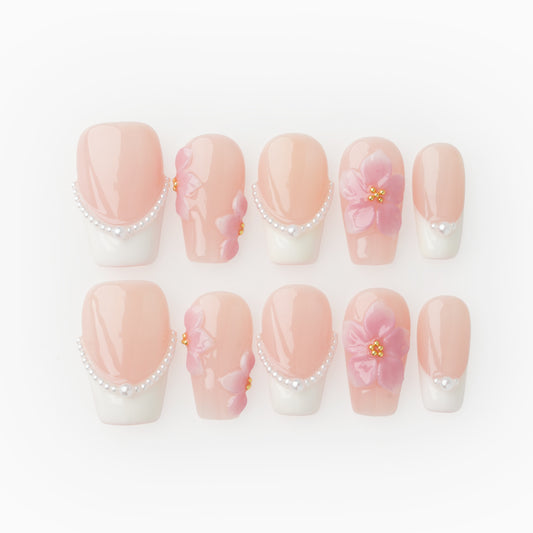 InchArt Press-on Nails Cherry Blossom