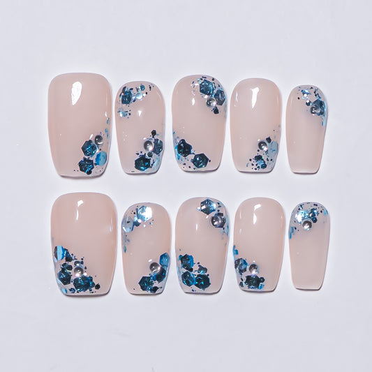 InchArt Press-on Nails Blueberry