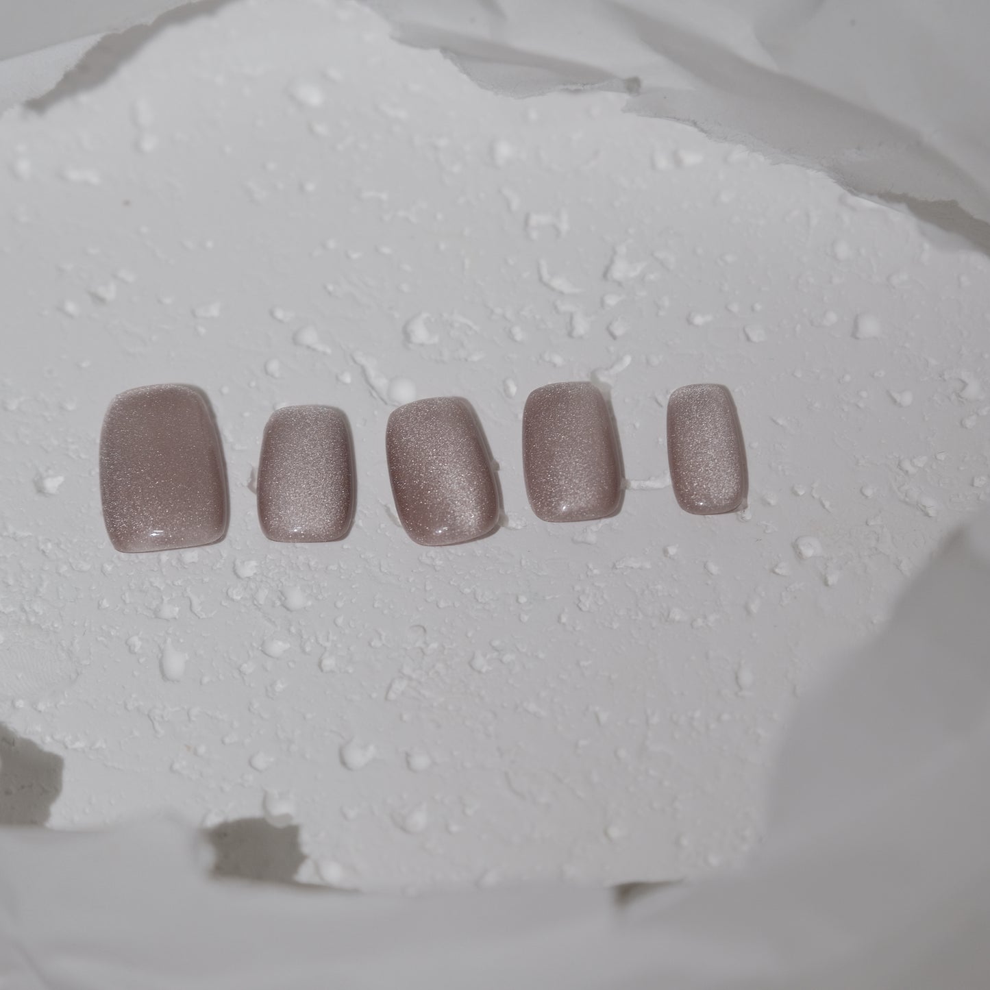 InchArt Press-on Nails Light Purple Cateye