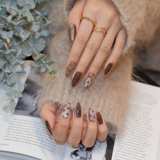 InchArt Press-on Nails Purrfect Print