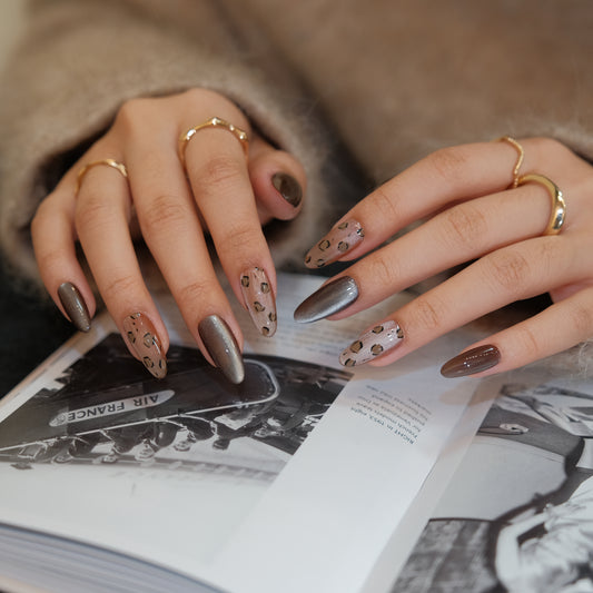 InchArt Press-on Nails Purrfect Print