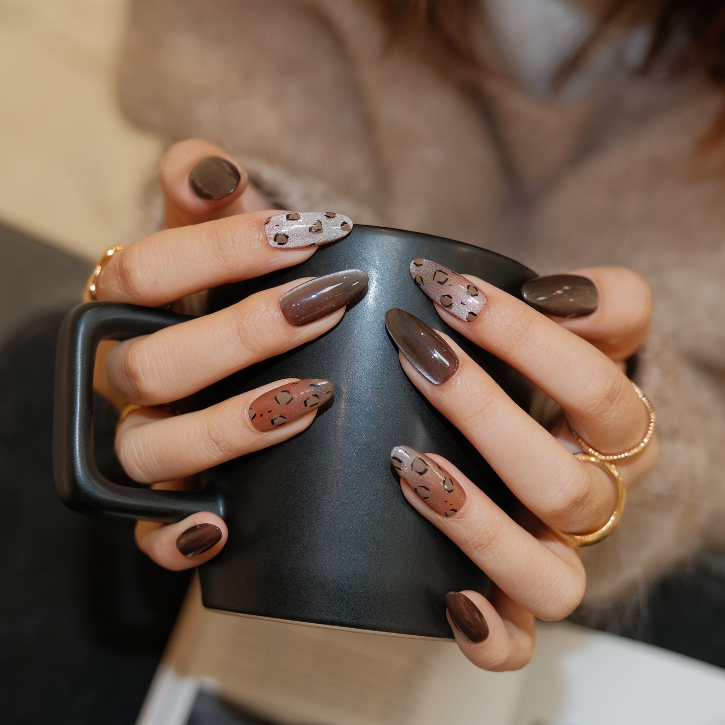 InchArt Press-on Nails Purrfect Print