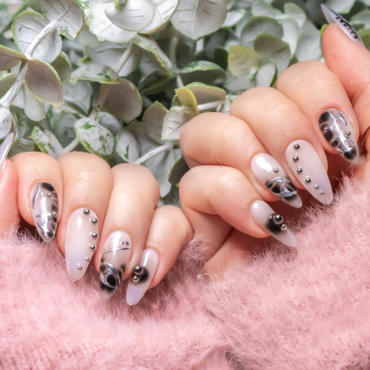 InchArt Press-on Nails Chrome Veins