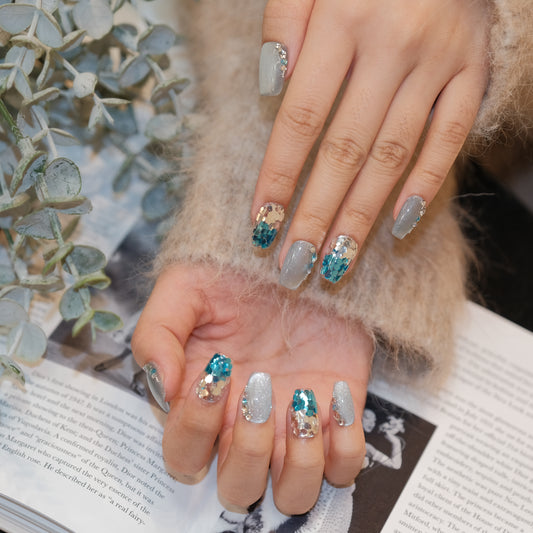 InchArt Press-on Nails Mermaid Hanon (LV)