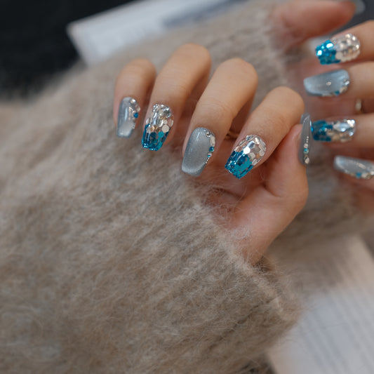 InchArt Press-on Nails Mermaid Hanon (LV)