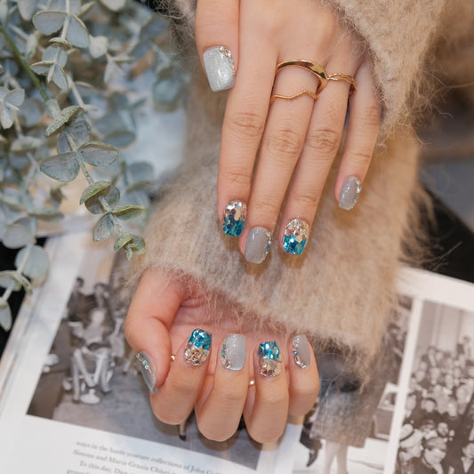 InchArt Press-on Nails Mermaid Hanon (SV)