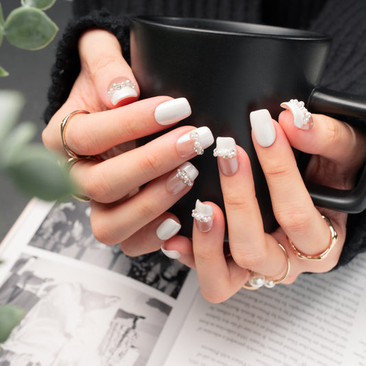 InchArt Press-on Nails Pearl Vow