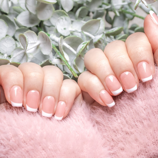 InchArt Press-on Nails Classic White French