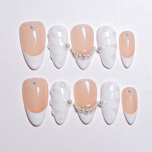 InchArt Press-on Nails Pearl & Petal