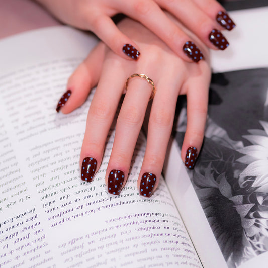 InchArt Press-on Nails Chic Polka Dots