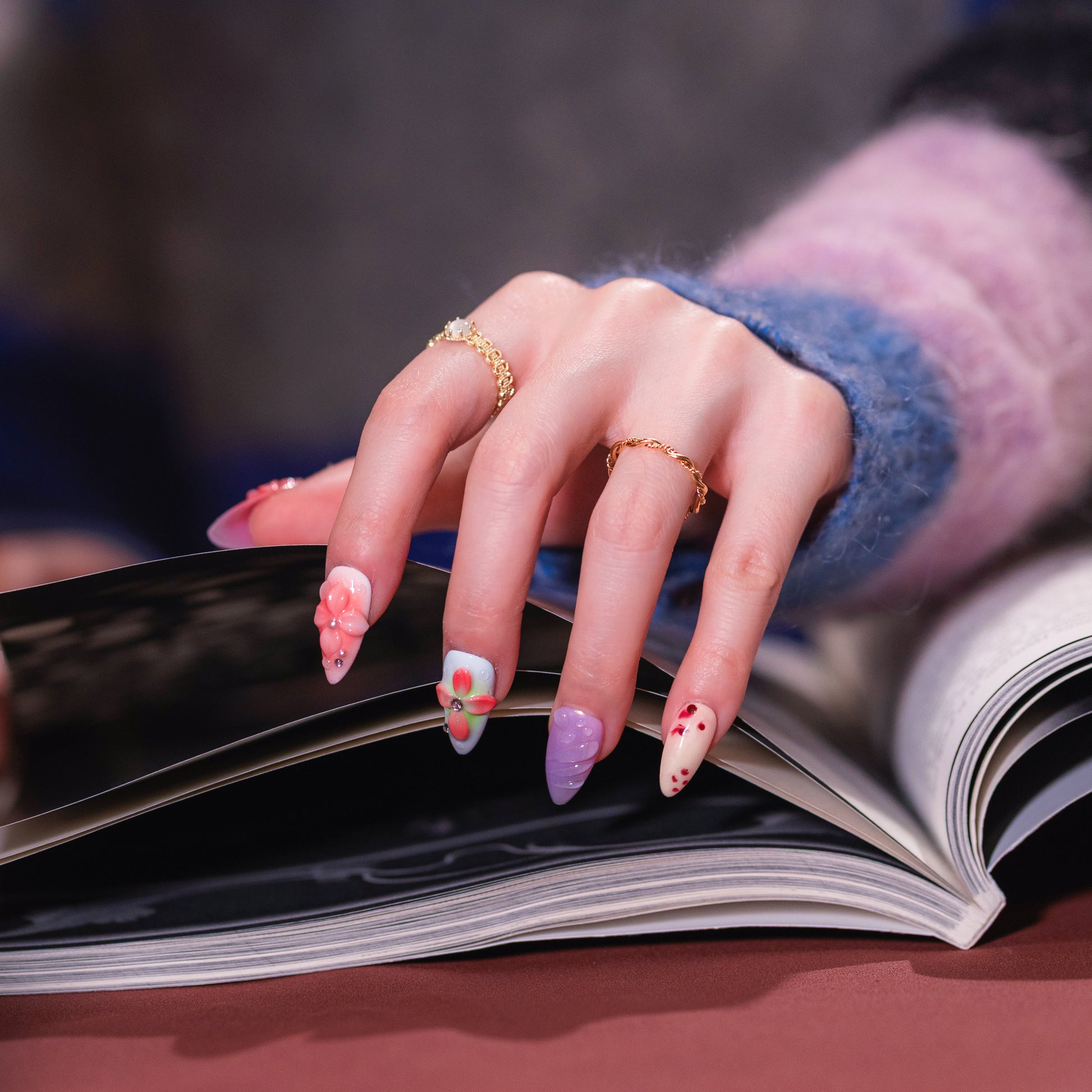 InchArt Press-on Nails Fruity Palette