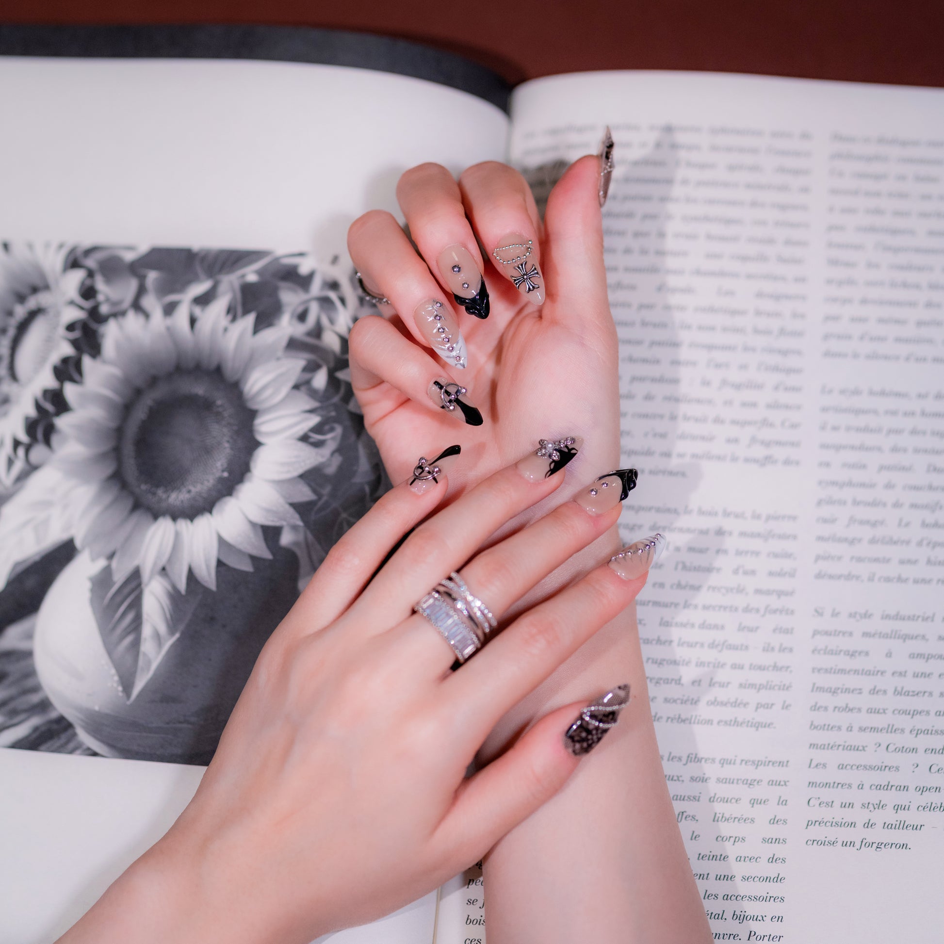 InchArt Press-on Nails Midnight Couture