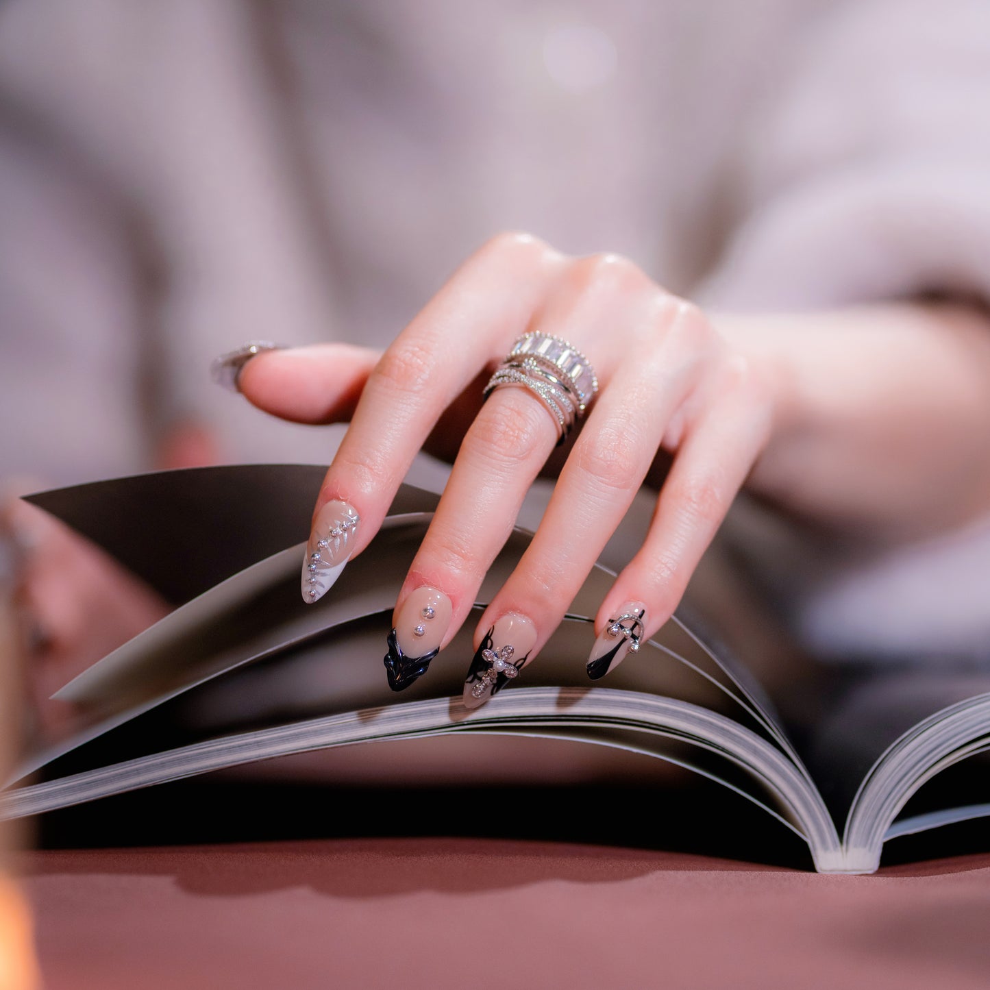 InchArt Press-on Nails Midnight Couture