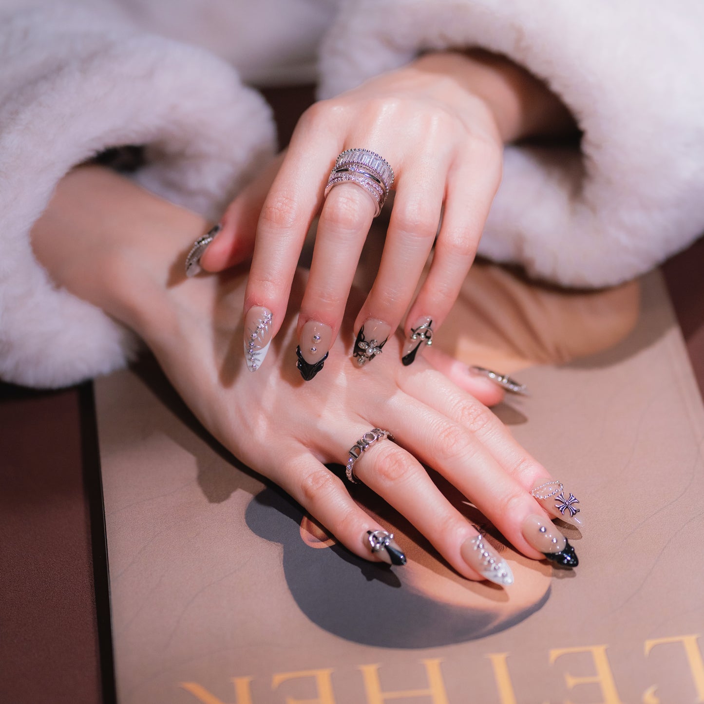 InchArt Press-on Nails Midnight Couture