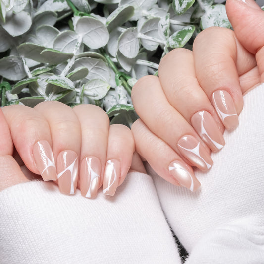 InchArt Press-on Nails Marble Slab
