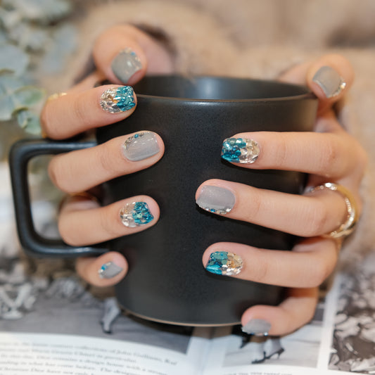 InchArt Press-on Nails Mermaid Hanon (SV)