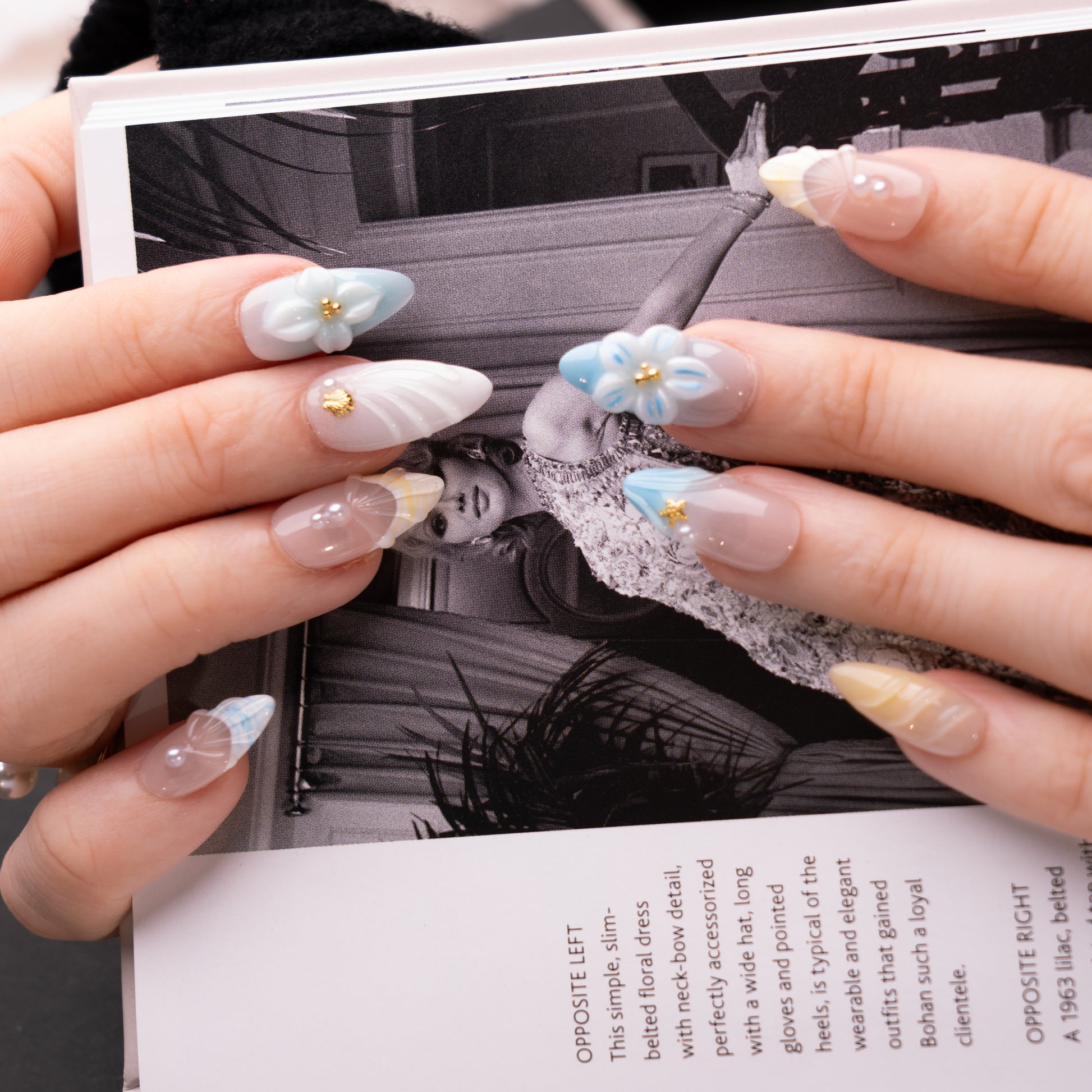 InchArt Press-on Nails Sunkissed Shells