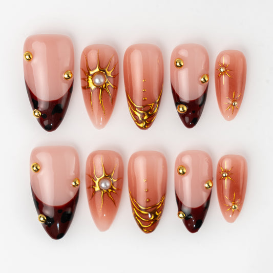 InchArt Press-on Nails Cafe Mocha