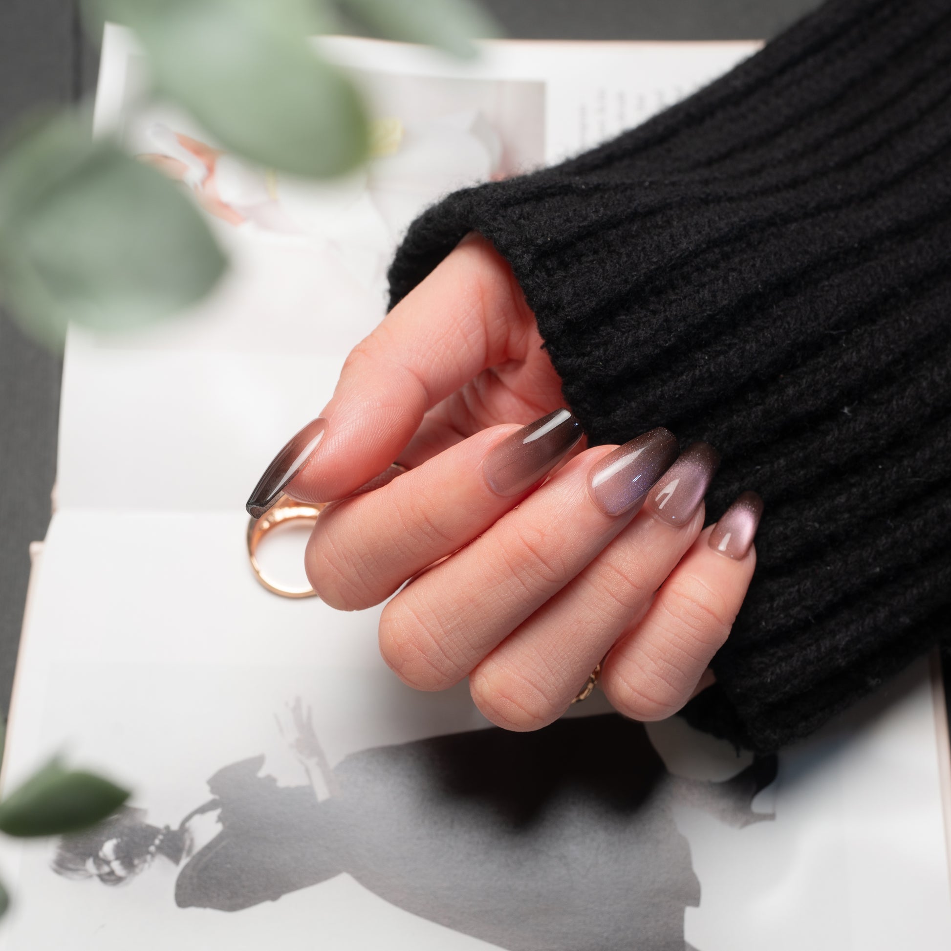 InchArt Press-on Nails Midnight set
