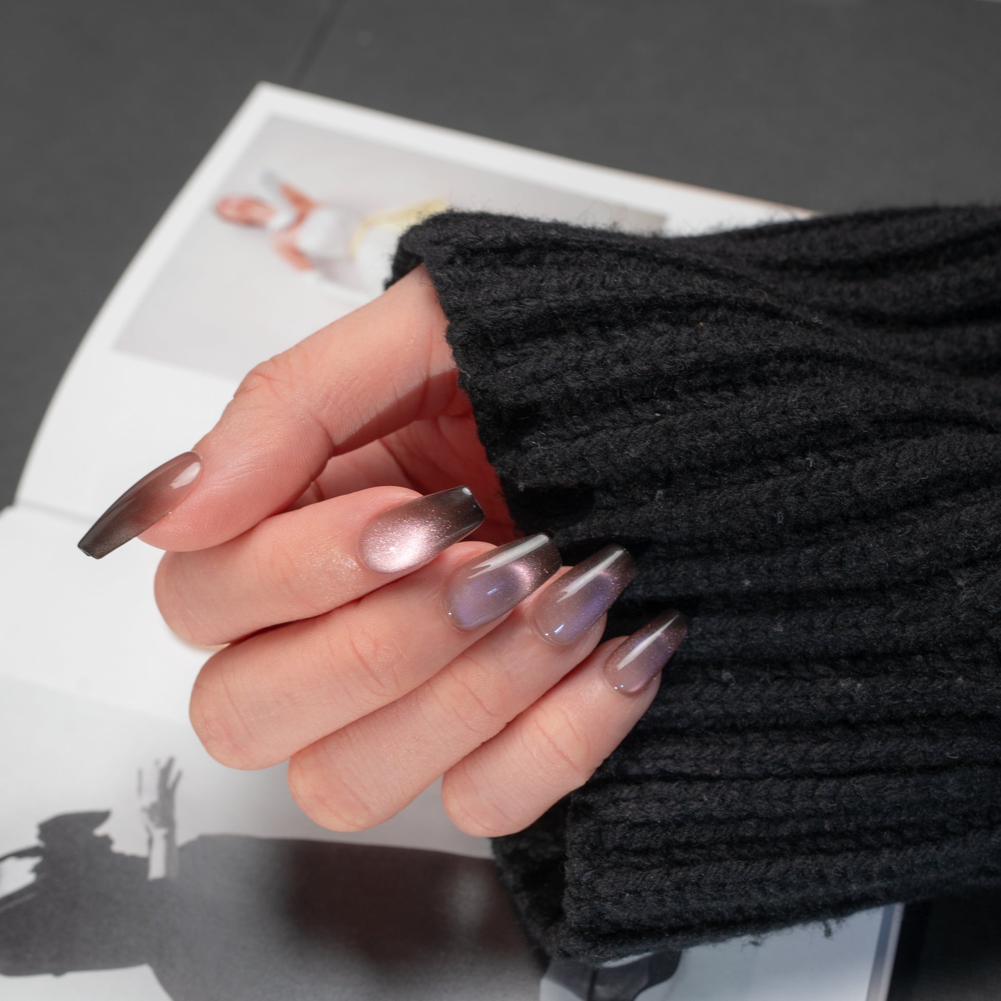 InchArt Press-on Nails Midnight set