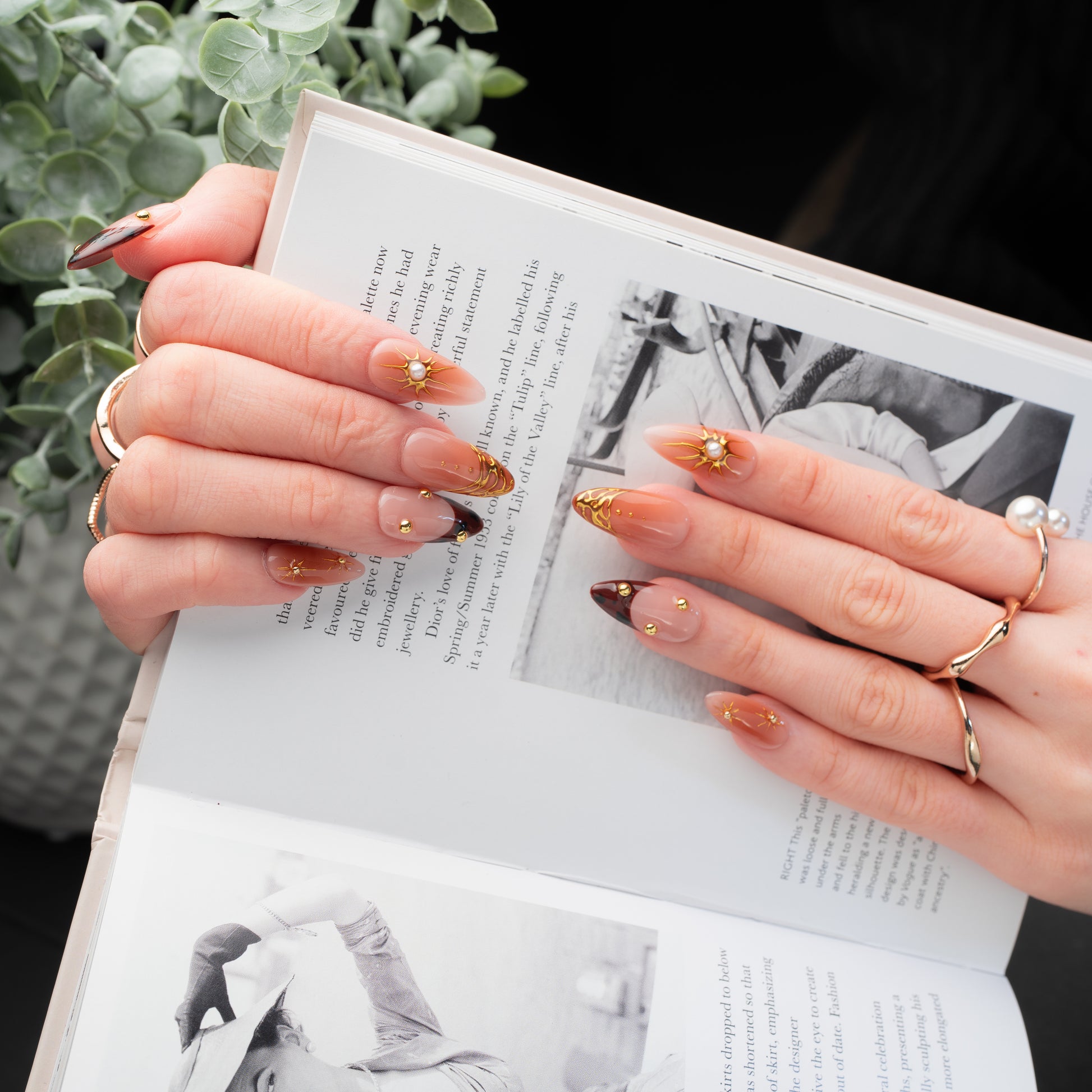 InchArt Press-on Nails Cafe Mocha