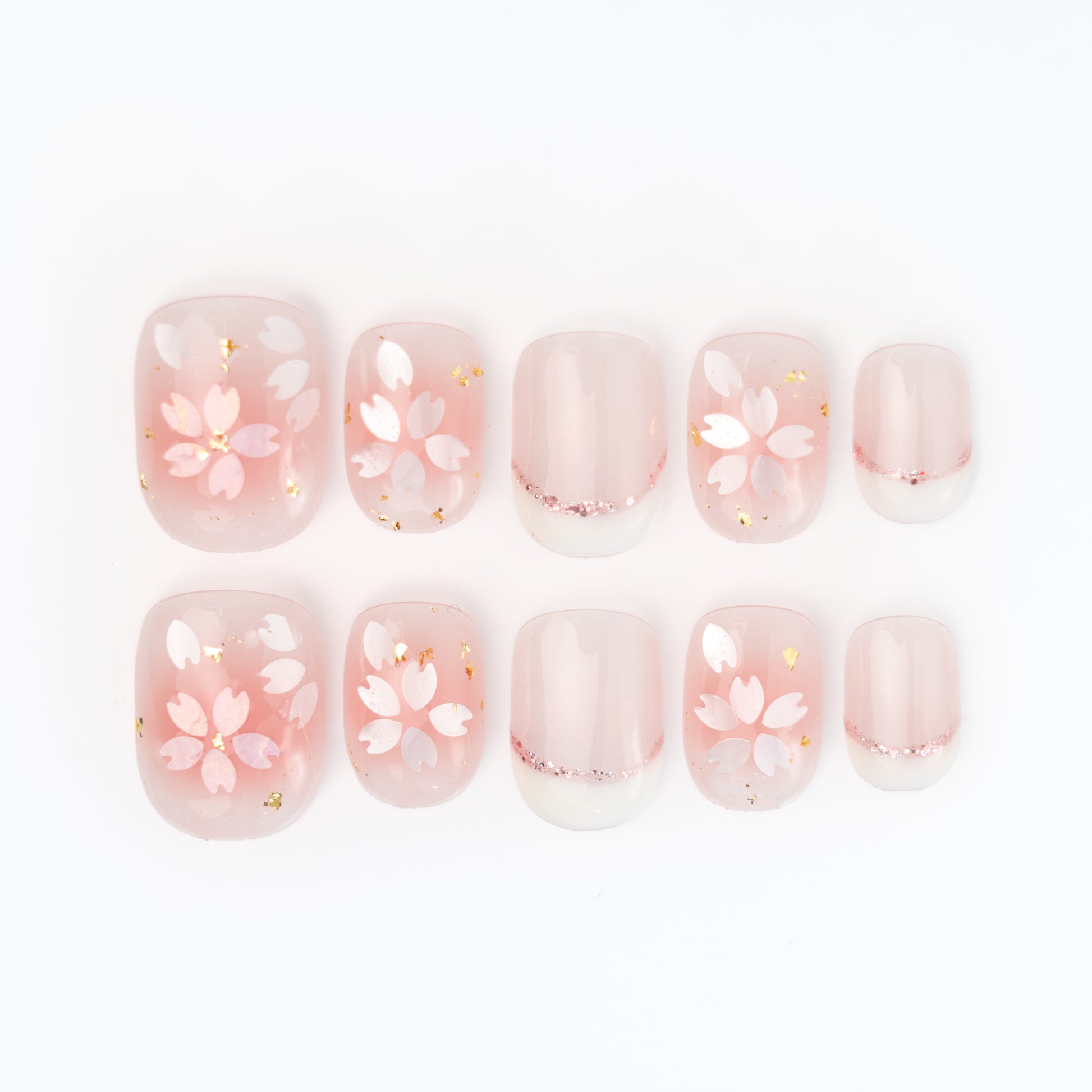InchArt Press-on Nails French Blossoms