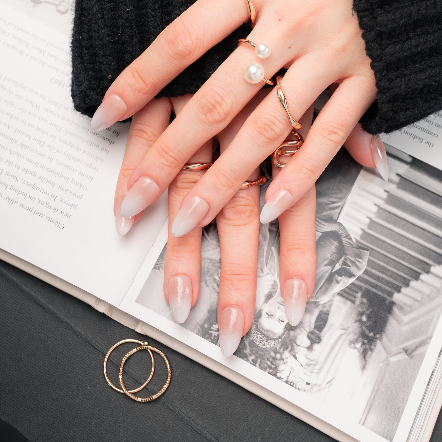 InchArt Press-on Nails Soft Latte