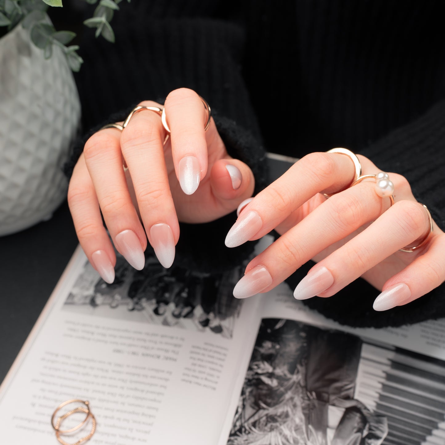 InchArt Press-on Nails Soft Latte