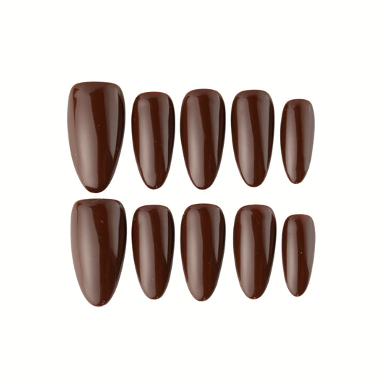 InchArt Press-on Nails Mocha Muse