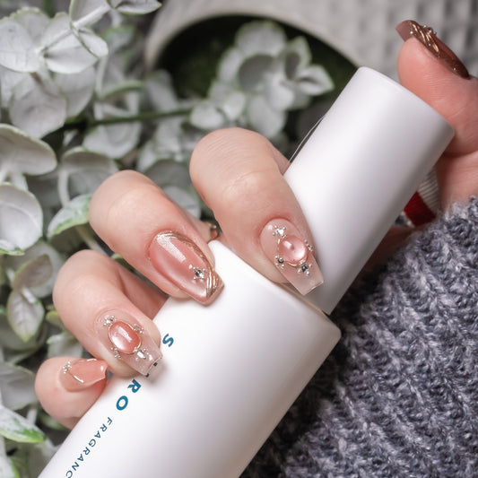 InchArt Press-on Nails Citrine Stone
