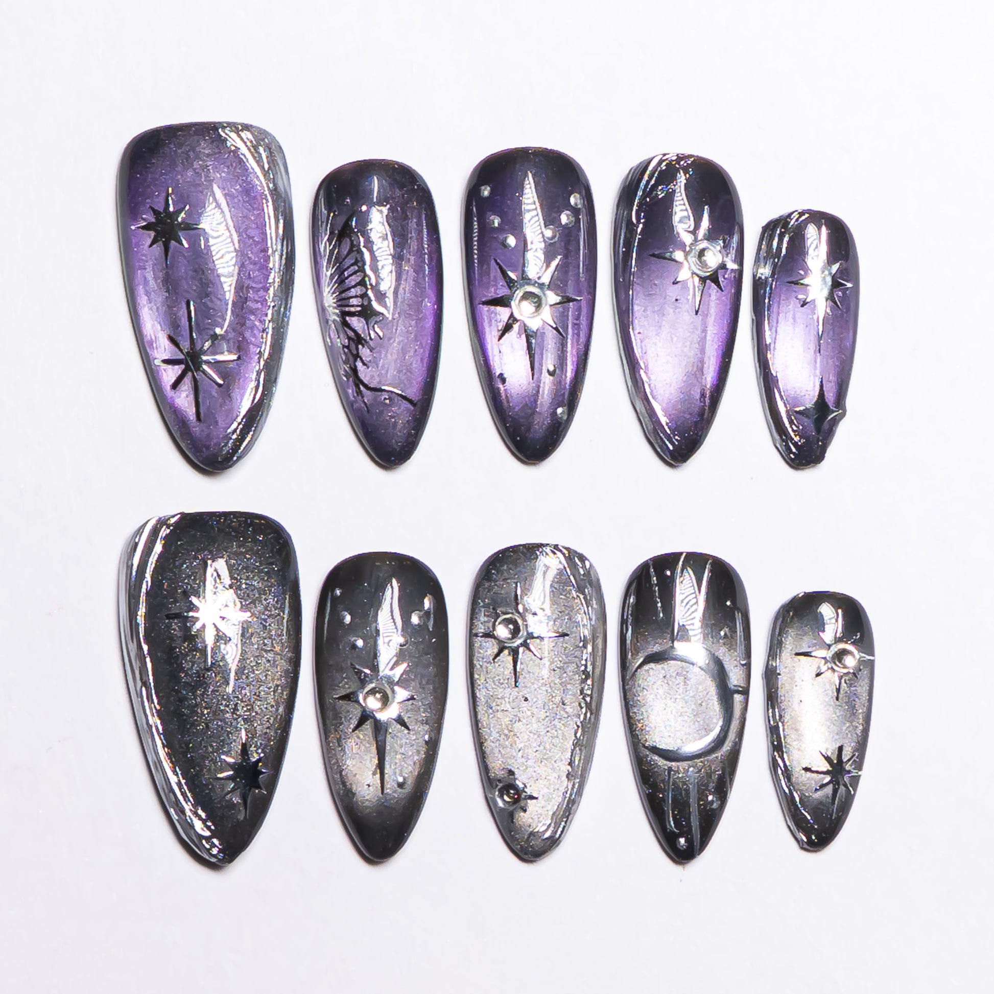 InchArt Press-on Nails Moss & Moon