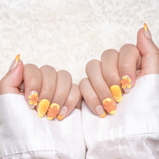 InchArt Press-on Nails Sunset sky