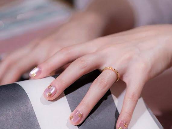 InchArt Press-on Nails Golden Glaze