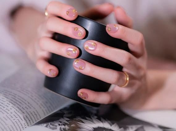 InchArt Press-on Nails Golden Glaze