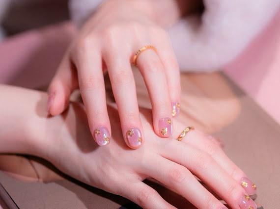 InchArt Press-on Nails Golden Glaze